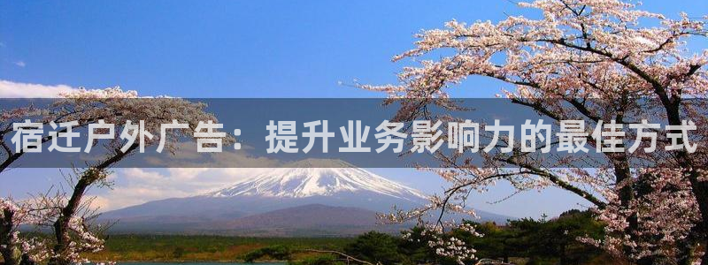 杏宇代理注册：宿迁户外广告：提升业务影响力的最佳方式