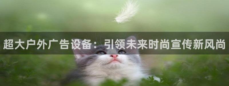 杏宇平台招商电话号码：超大户外广告设备：引领未来时尚宣传新风尚