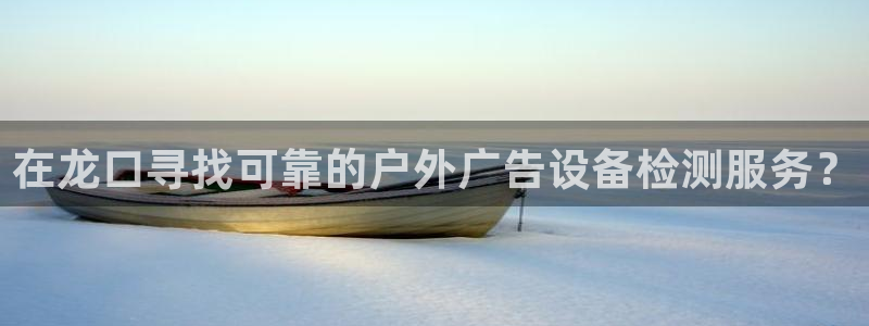 杏宇平台主管：在龙口寻找可靠的户外广告设备检测服务？