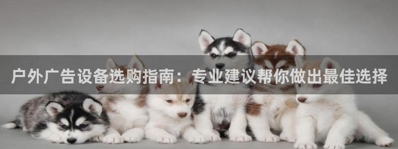 杏宇平台登录步骤是什么：户外广告设备选购指南：专业建议帮你做出最佳选择